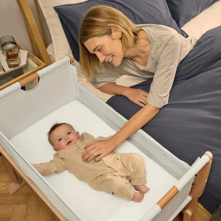 SnuzPod Studio Bedside Wieg Stockholm Natural|Snüz Online