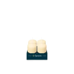 Geurloze Stompkaars Ivoor 50/80mm 18u 4 x 4 Stuks|Spaas Hot