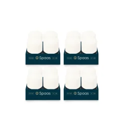 Geurloze Stompkaars Wit 50/80mm 18u 4 x 4 Stuks|Spaas New