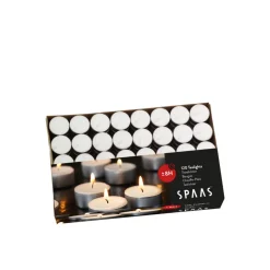 Theelichten Wit 8u Ø3,9cm 2 x 120 Stuks Grootverpakking|Spaas Best