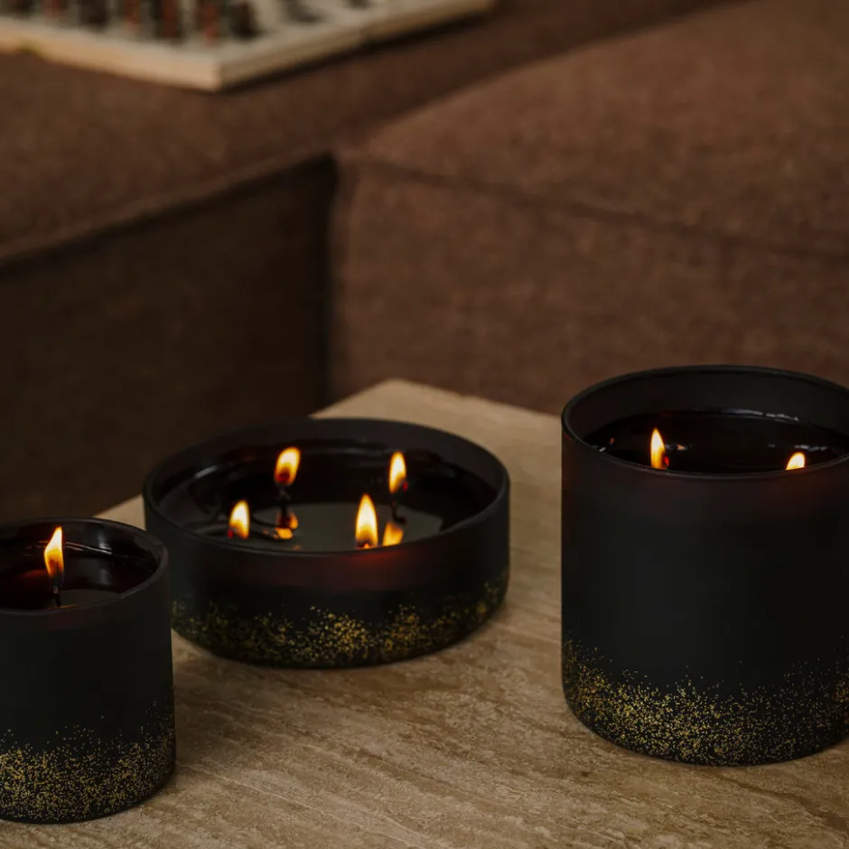 WinterGlow Geurkaarsen Warm Woods Spar & Cederhout Kaarsenset|Spaas Hot