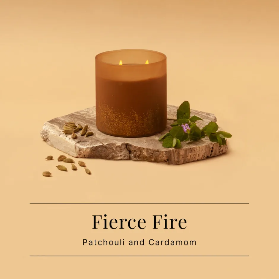 Spaas WinterGlow Geurkaarsen Fierce Fire Patchouli & Kardemom Kaarsenset< Woonaccessoires