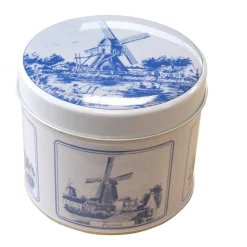 Stroopwafels in Delfts Blauw Blik|Overig