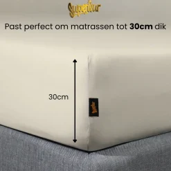 Katoen Matras Hoeslaken|Superieur New