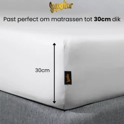 Superieur Katoen Matras Hoeslaken< Slapen