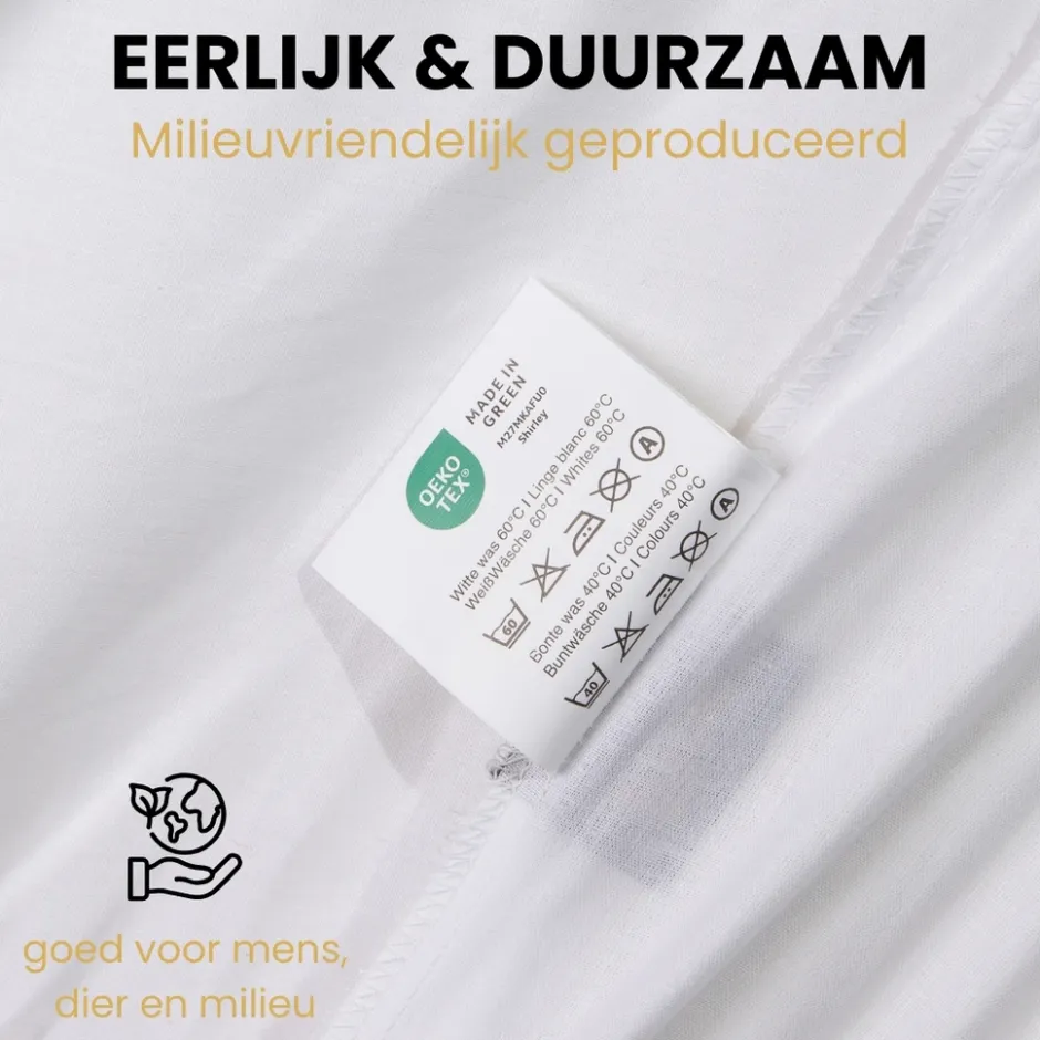 Katoen Matras Hoeslaken|Superieur New