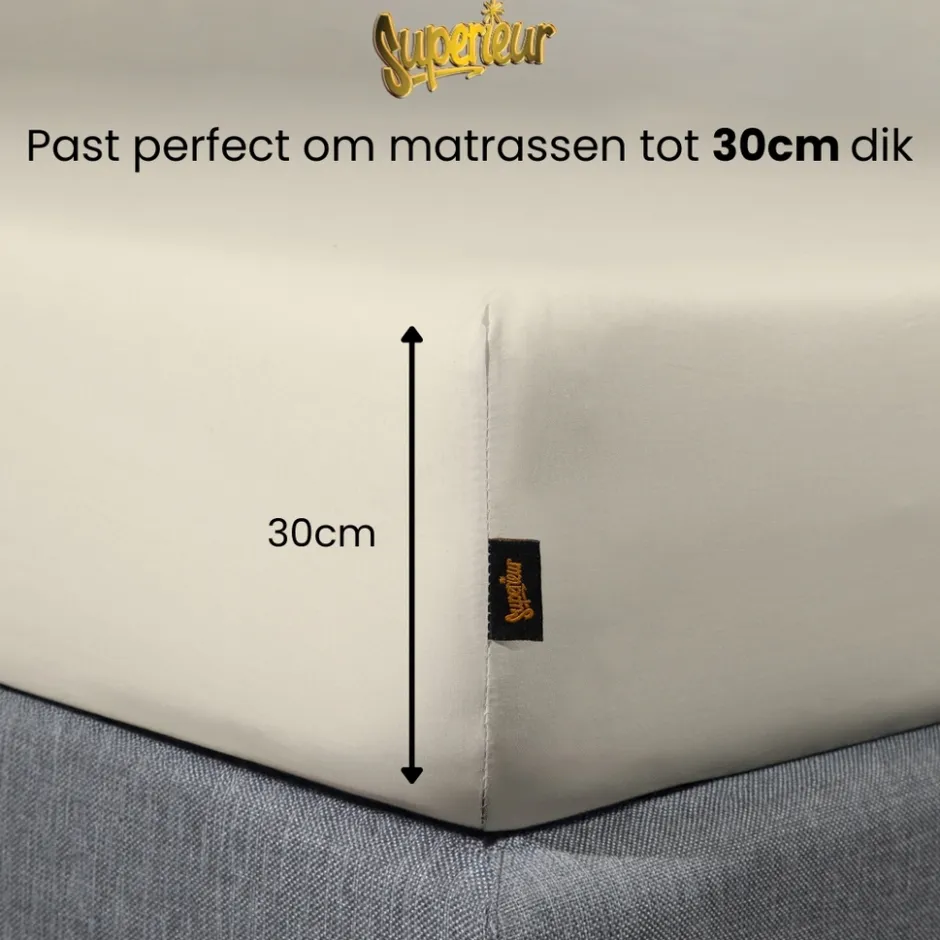 Katoen Matras Hoeslaken|Superieur New