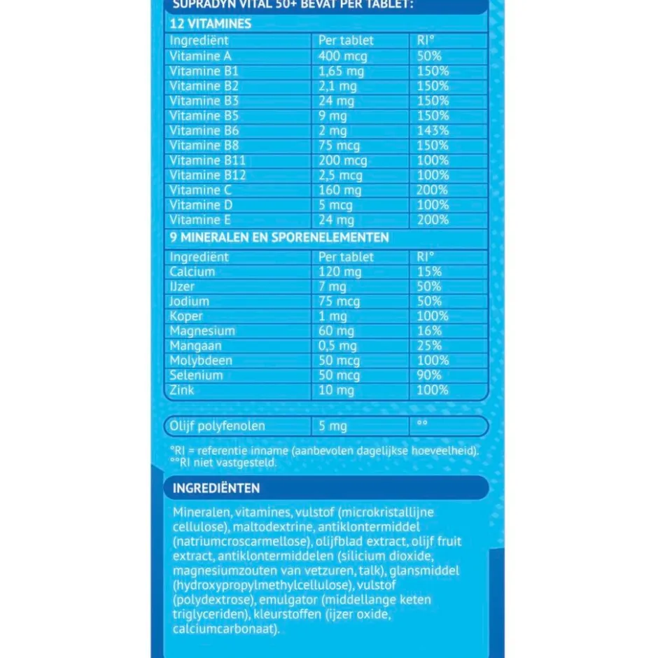 Vital 50+ Tabletten|Supradyn Hot