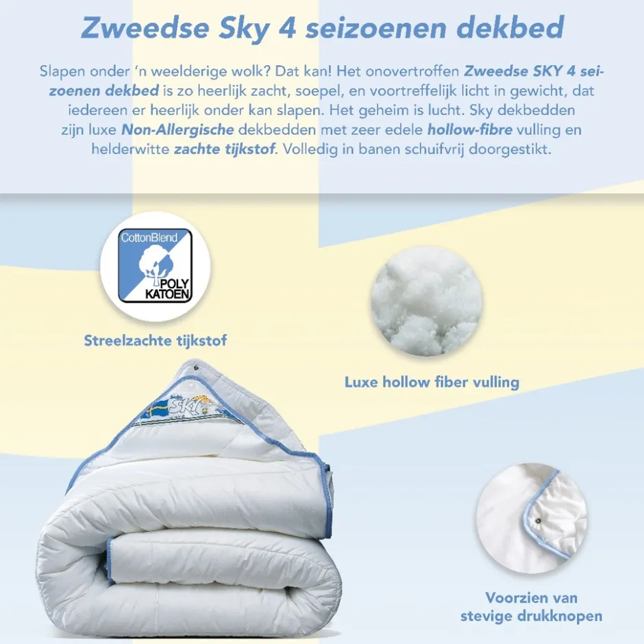 Swedish Sky 4-seizoenendekbed< Slapen