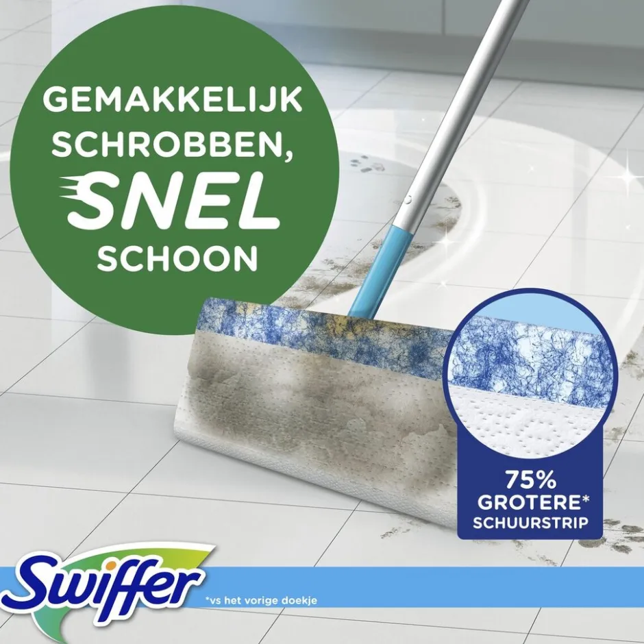 Swiffer Wet Vochtige Vloerdoekjes< Dweilen En Vloerwissers