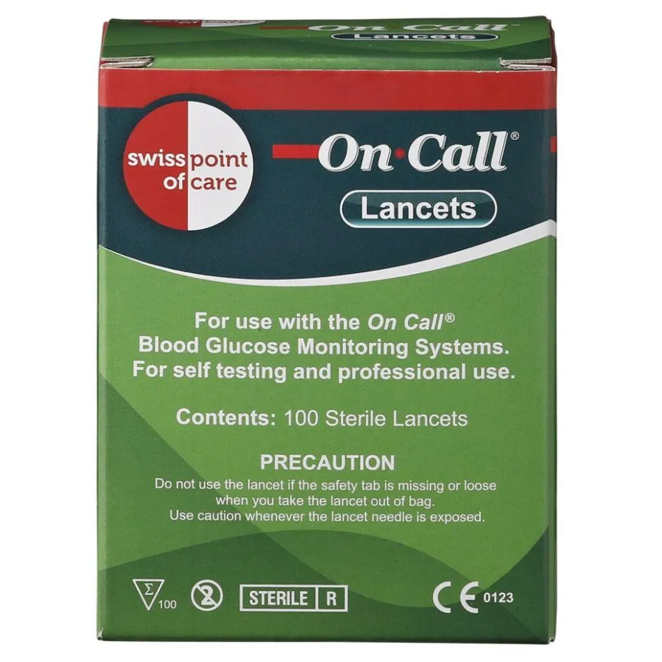 Swiss Point of Care On Call Extra Lancetten< Bloedsuikermeters