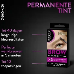Brow Tint Donkerblond Permanente Wenkbrauwverf|Syoss Best