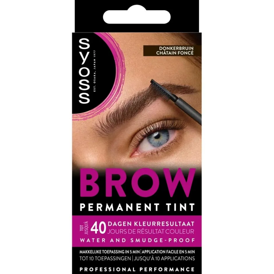 Brow Tint Donkerbruin Permanente Wenkbrauwverf|Syoss Clearance