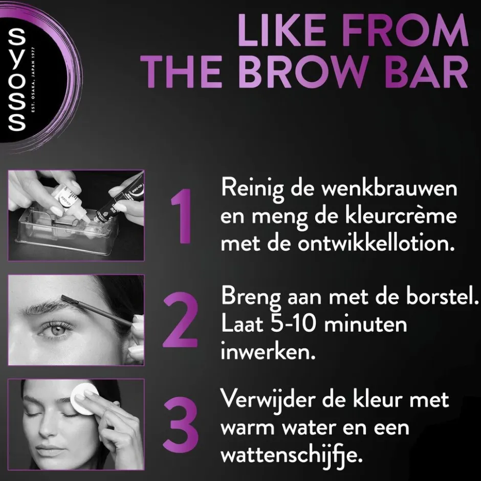 Brow Tint Lichtbruin Permanente Wenkbrauwverf|Syoss Discount