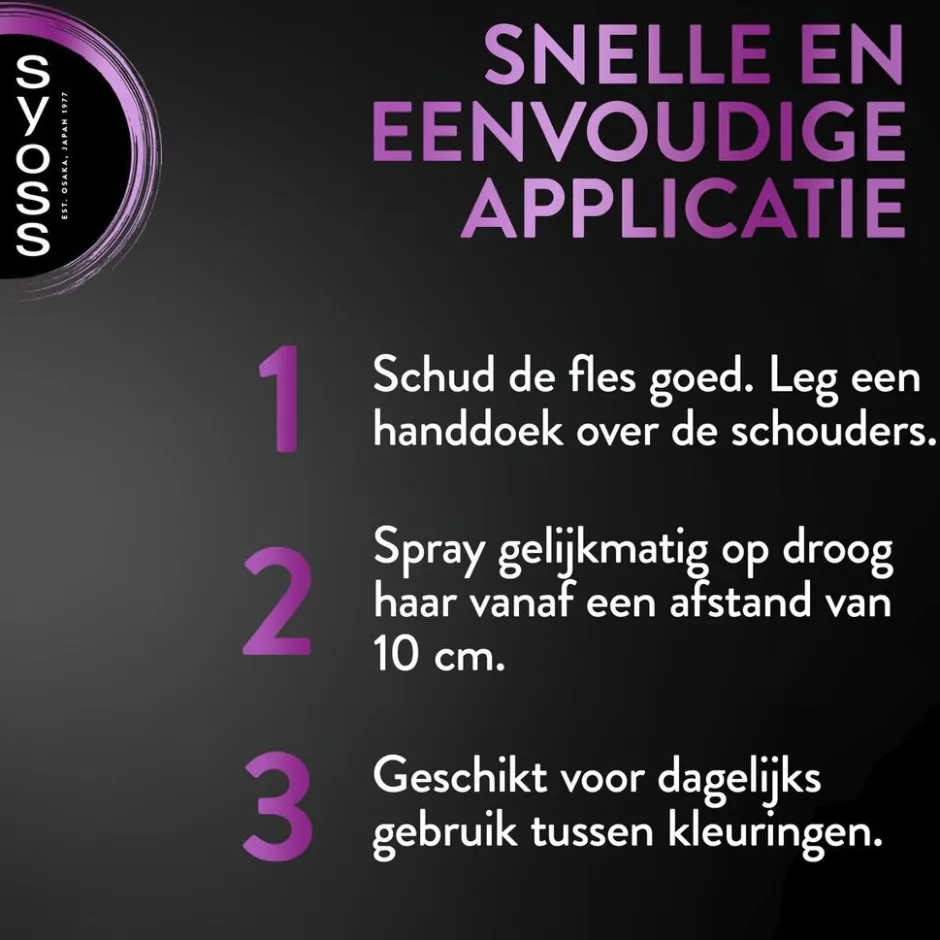Syoss Donker Midden Bruin Uitgroeispray< Haarverf