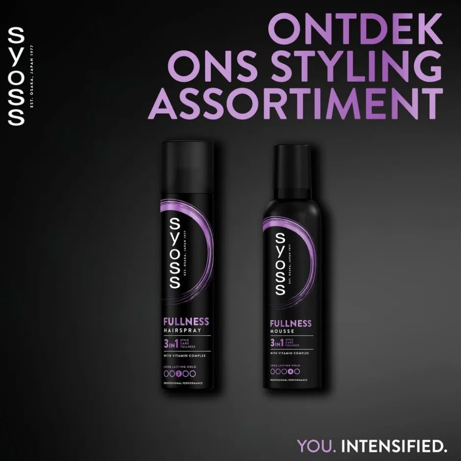 Hold 3 Fullness Haarspray|Syoss Best