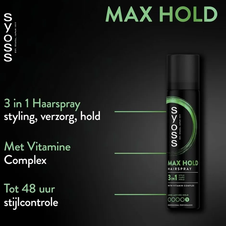 Hold 5 Max Hold Haarspray|Syoss Online