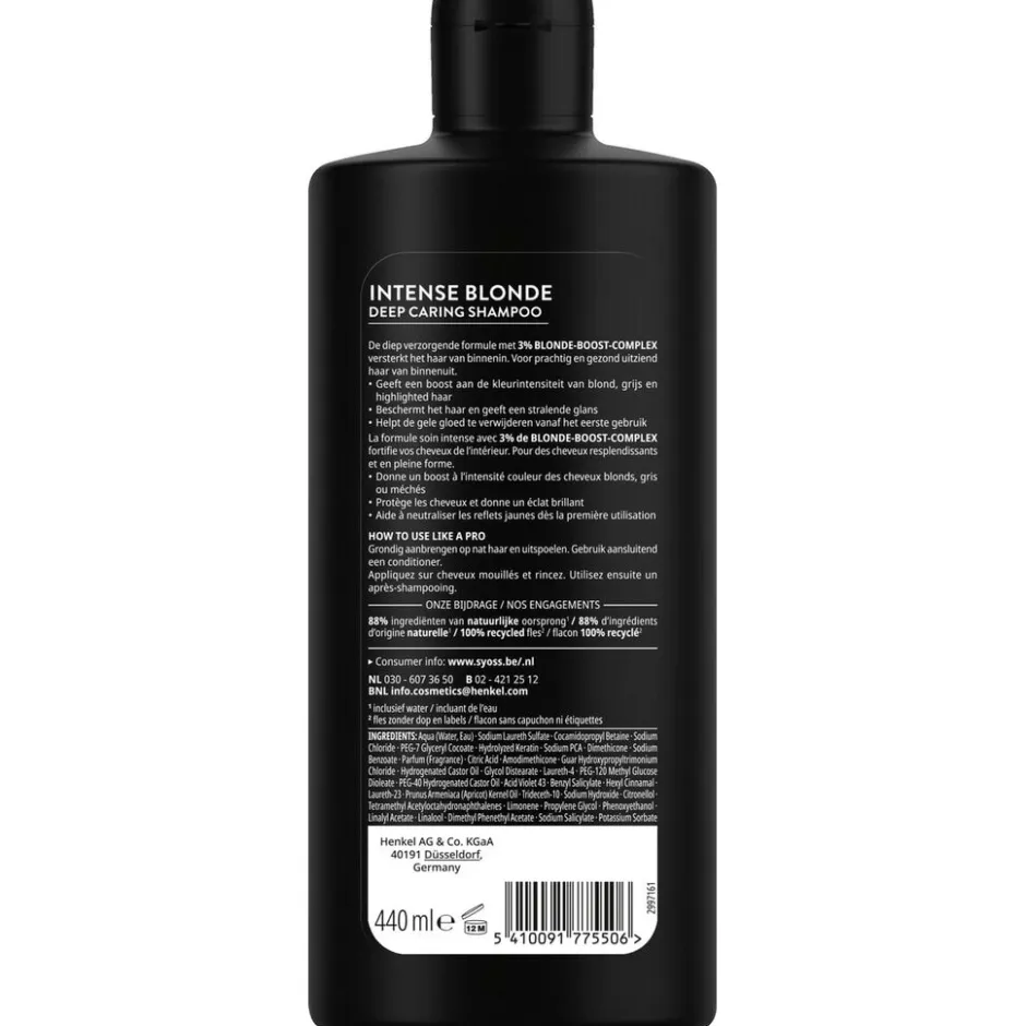 Syoss Intense Blonde Shampoo< Shampoo