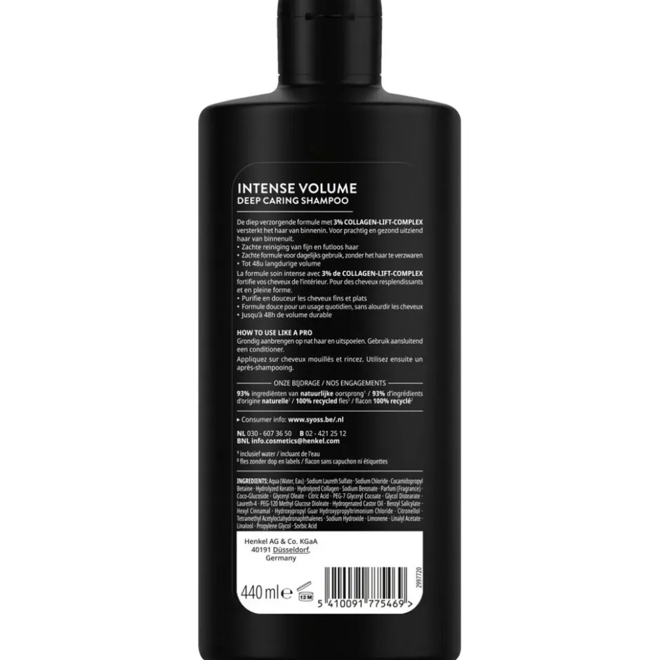 Syoss Intense Volume Deep Caring Shampoo< Shampoo