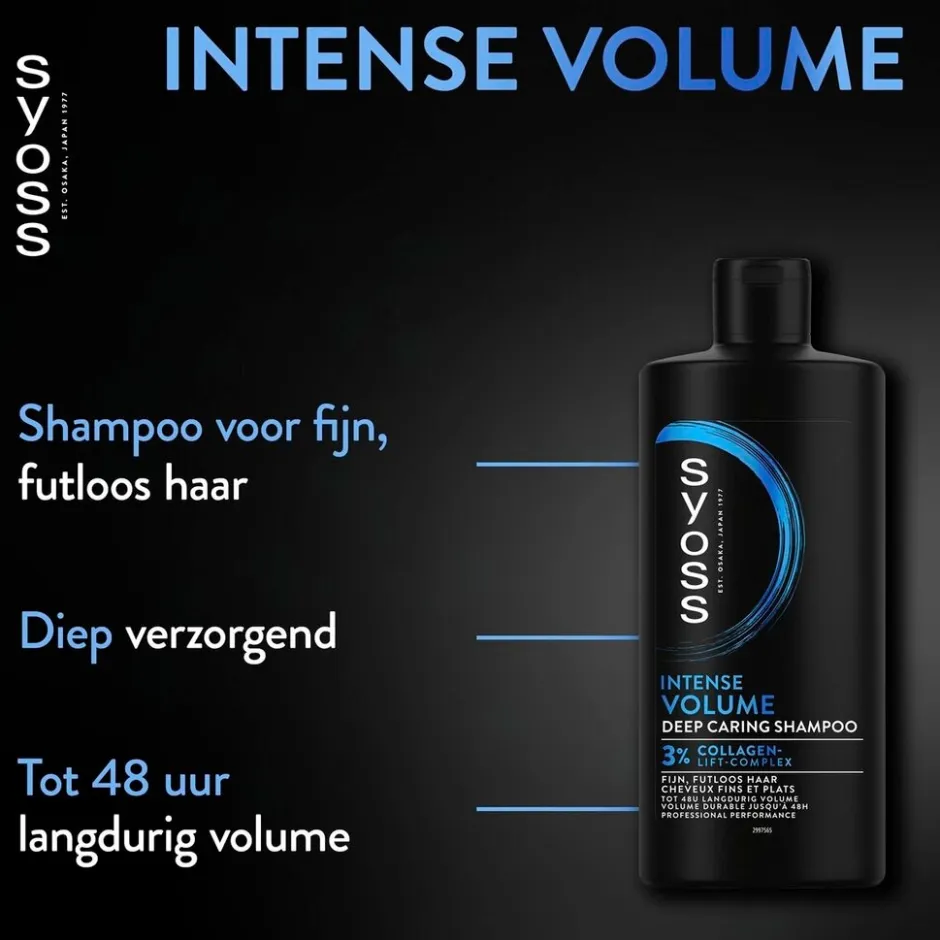 Syoss Intense Volume Deep Caring Shampoo< Shampoo