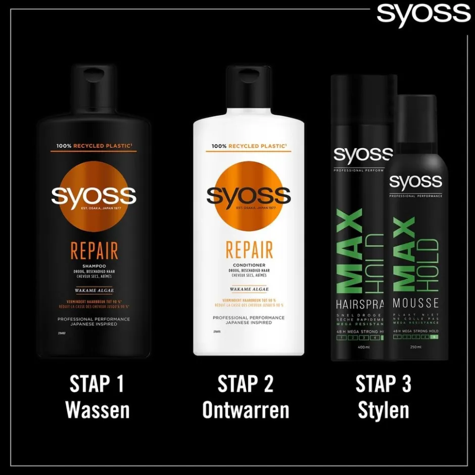 Syoss Max Hold Haarmousse< Haarmousse
