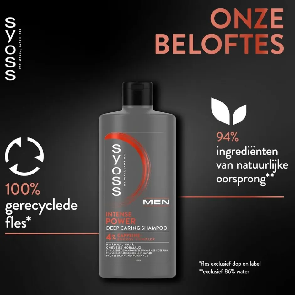Men Intense Power Deep Caring Shampoo|Syoss Hot