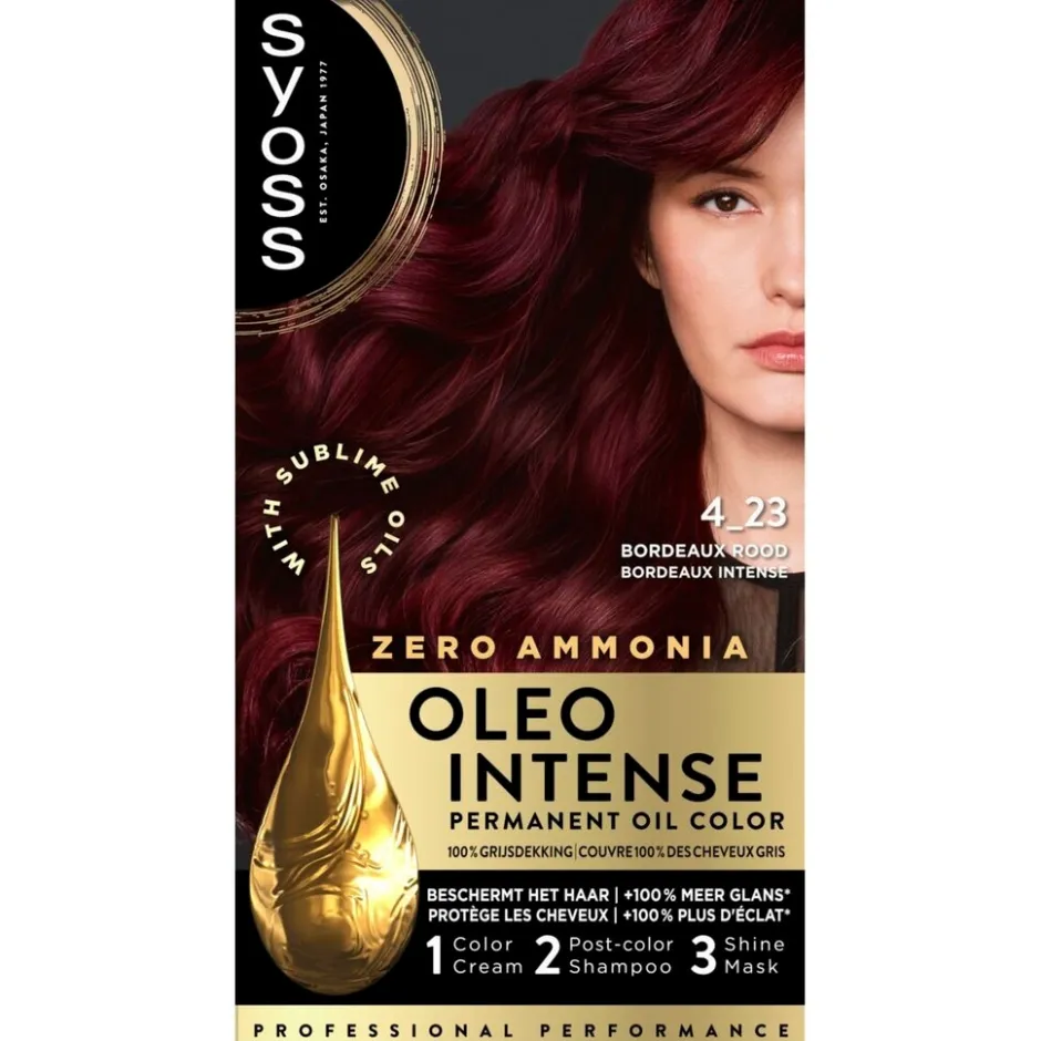 Oleo Intense 4-23 Bordeaux Rood Haarkleuring|Syoss Hot