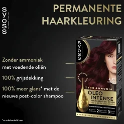 Oleo Intense 4-23 Bordeaux Rood Haarkleuring|Syoss Hot