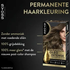 Syoss Oleo Intense 6-54 Capuccino Blond Haarkleuring< Haarverf