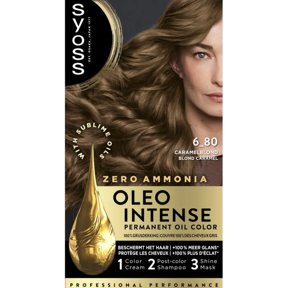 Oleo Intense 6-80 Caramel Blond Haarkleuring|Syoss Outlet