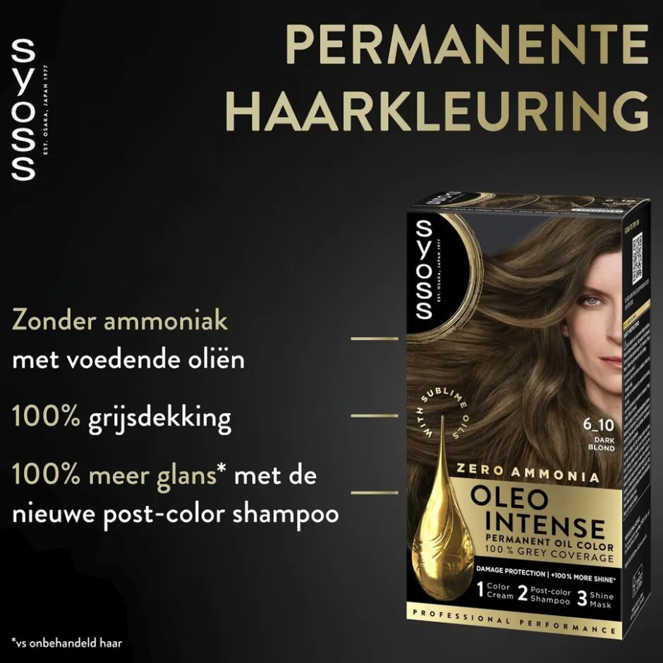 Oleo Intense 6-10 Donkerblond Haarkleuring|Syoss Hot