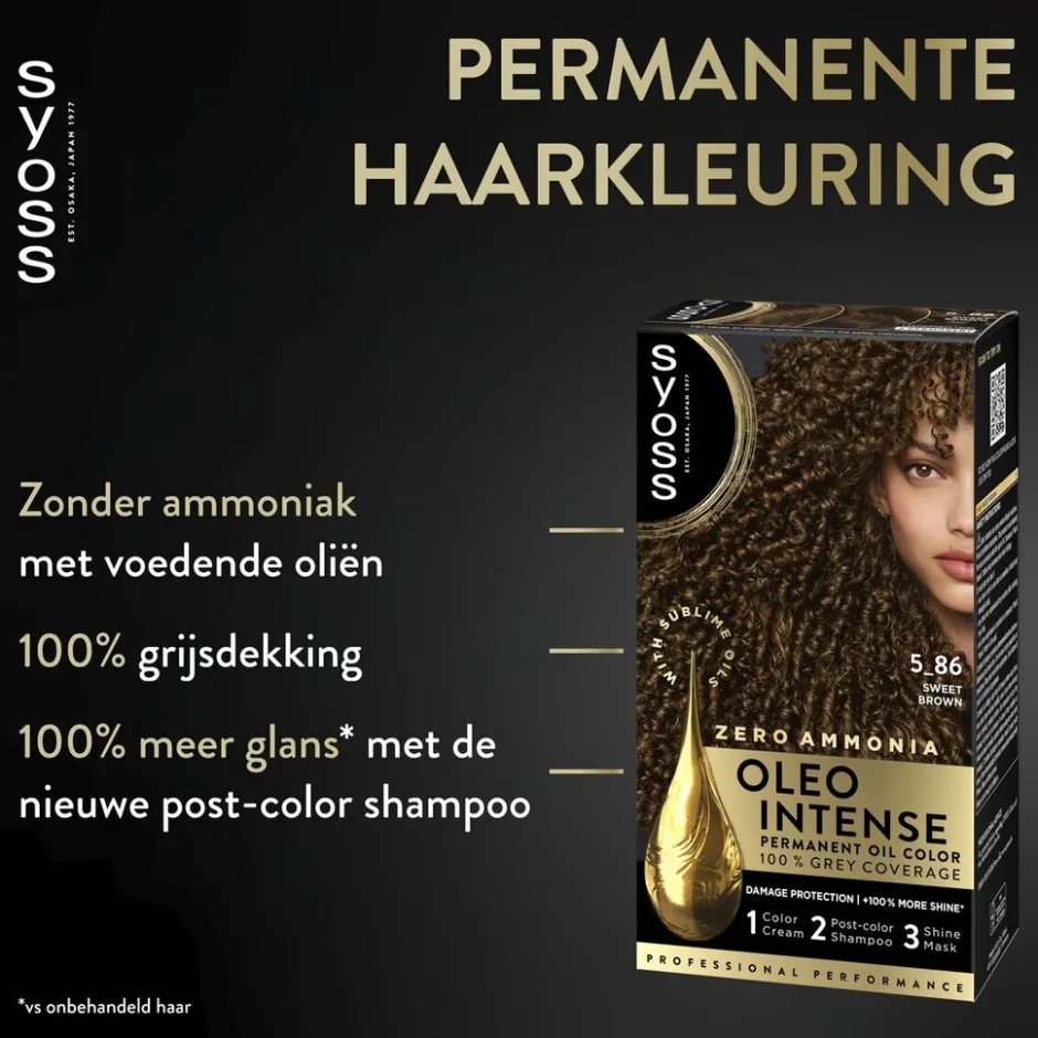 Syoss Oleo Intense 5-86 Lichtbruin Haarkleuring< Haarverf
