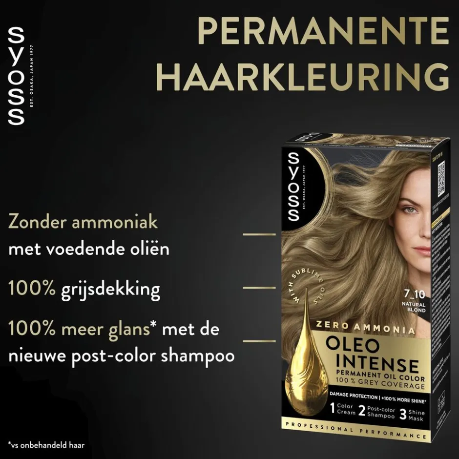 Oleo Intense 7-10 Natuurlijk Blond Haarkleuring|Syoss Outlet