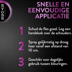 Syoss Zwart Uitgroeispray< Haarverf