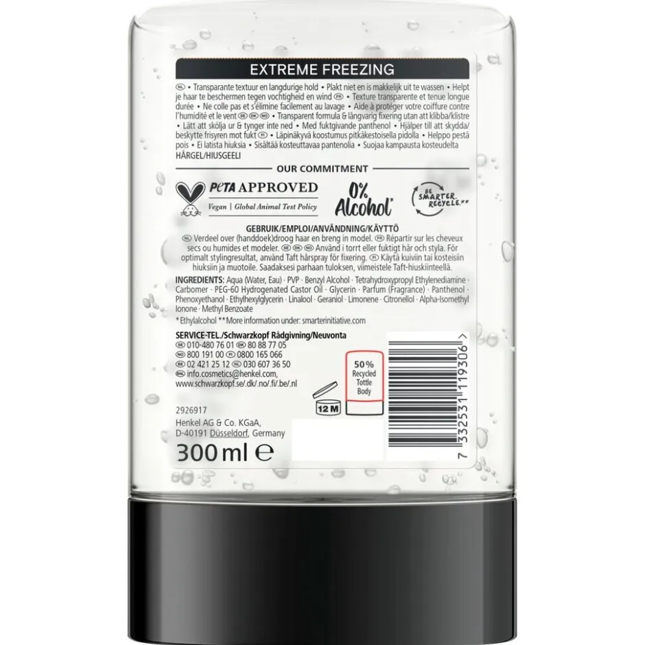 Extreme Freezing Level 5 Haargel|Taft Clearance