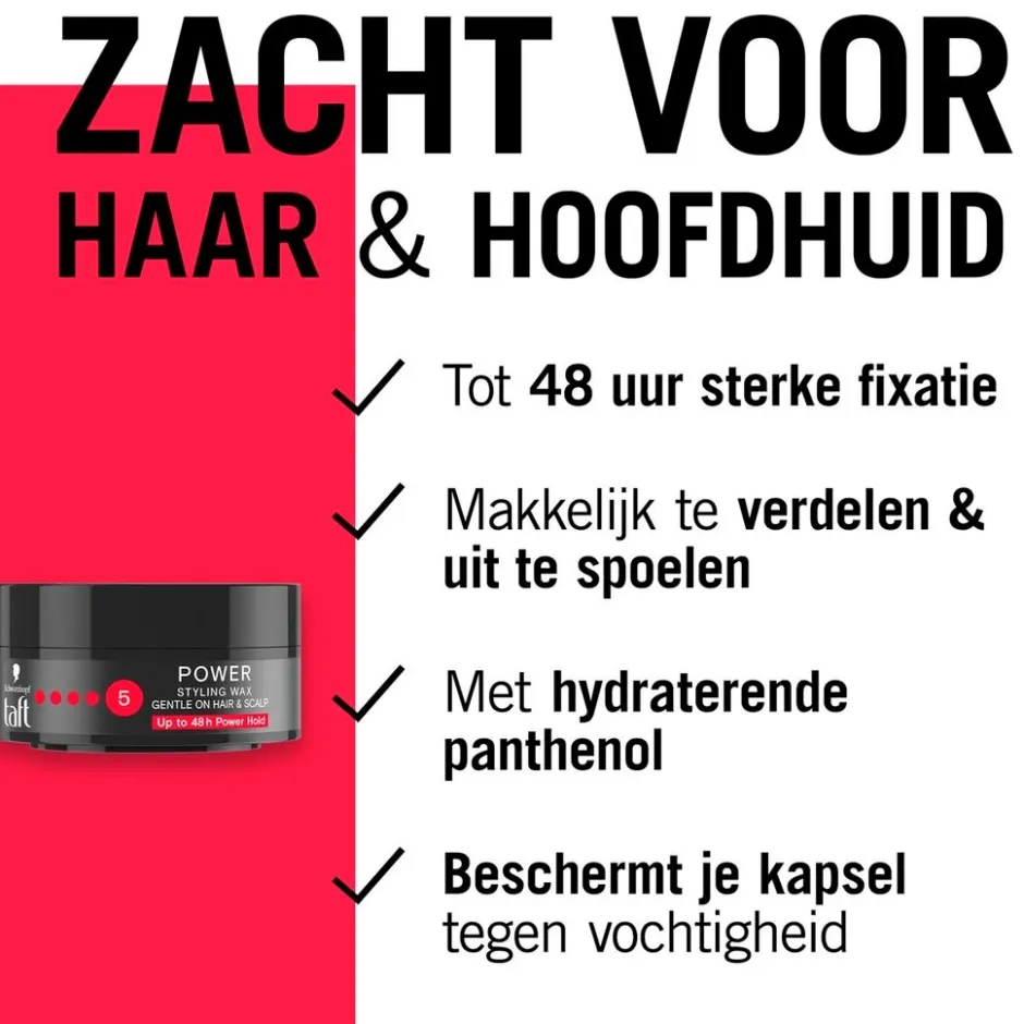 Hold 5 Power Styling Wax|Taft