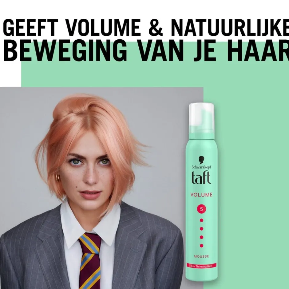 Taft Volume Mega Strong Level 5 Haarmousse< Haarmousse
