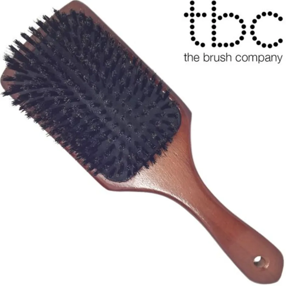 TBC Boar Bristle plaatborstel met varkenshaar| New