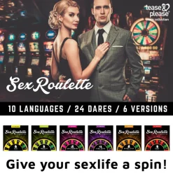 Tease & Please Sex Roulette Kinky Spel voor Koppels< Erotische Spellen