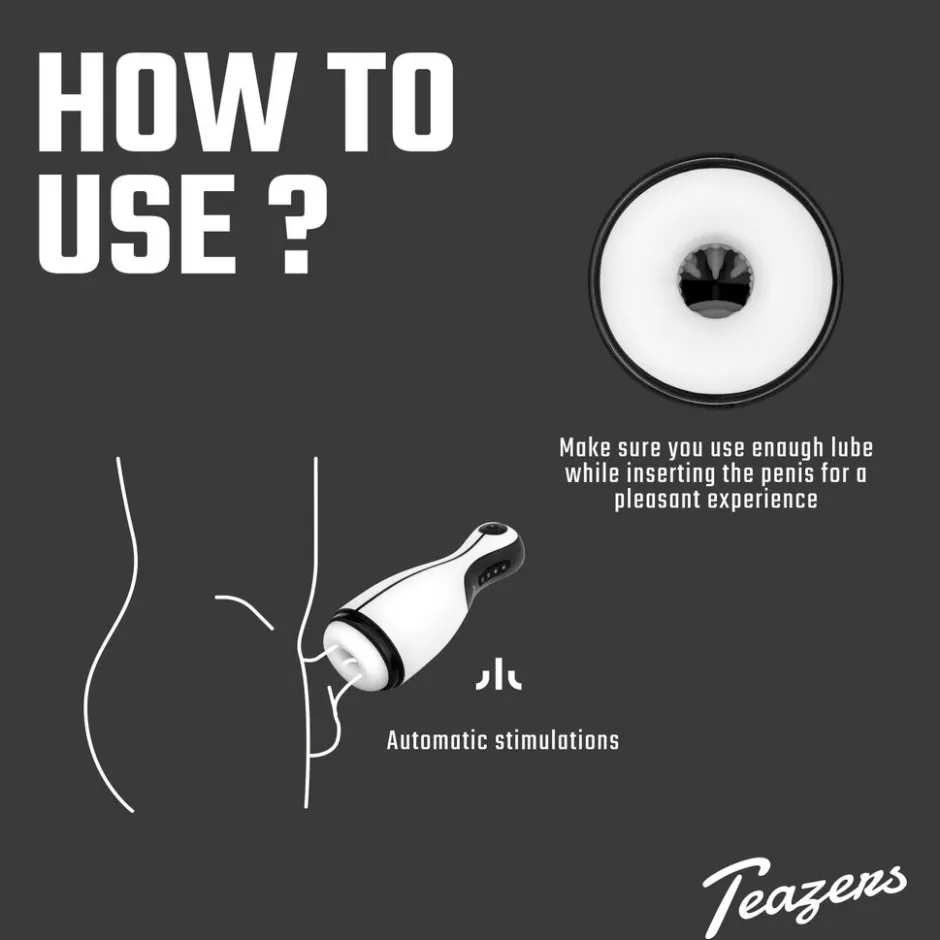 Teazers Automatische Masturbator< Seksspeeltjes