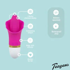 Clitoris Vibrator Met Tong|Teazers Hot