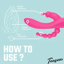 Teazers Dubbele Rabbit Vibrator< Seksspeeltjes
