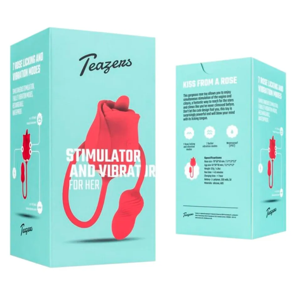 Teazers For Her Stimulator and Vibrator< Seksspeeltjes