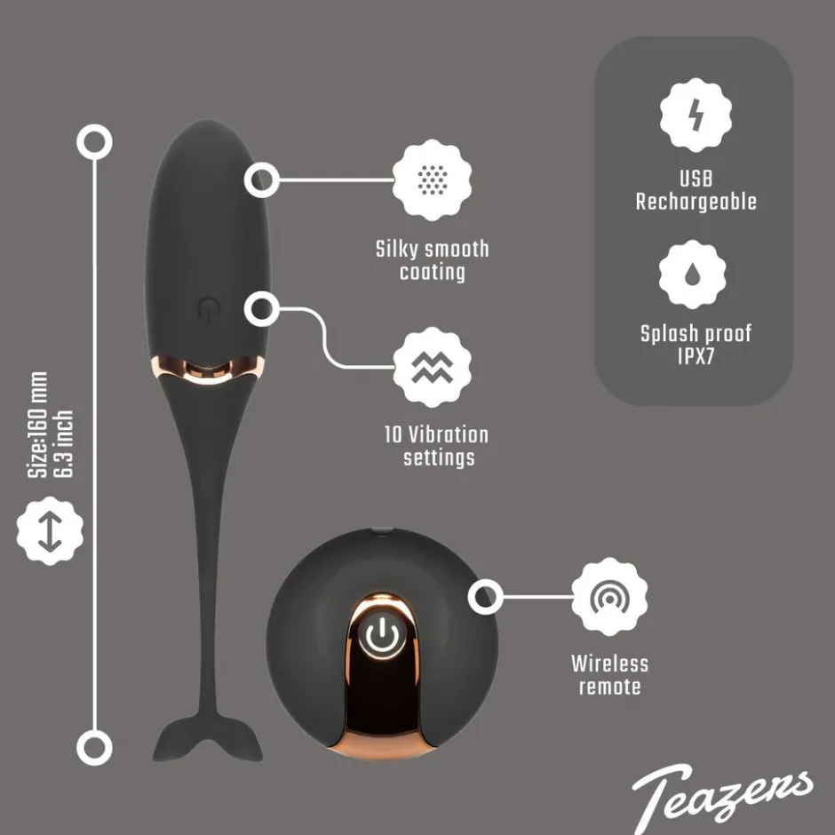 Teazers Luxe Vibrerend Ei Met Afstandsbediening< Seksspeeltjes