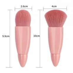 Technique PRO Travel makeup kwastenset met 5 kwasten en spiegel| Discount