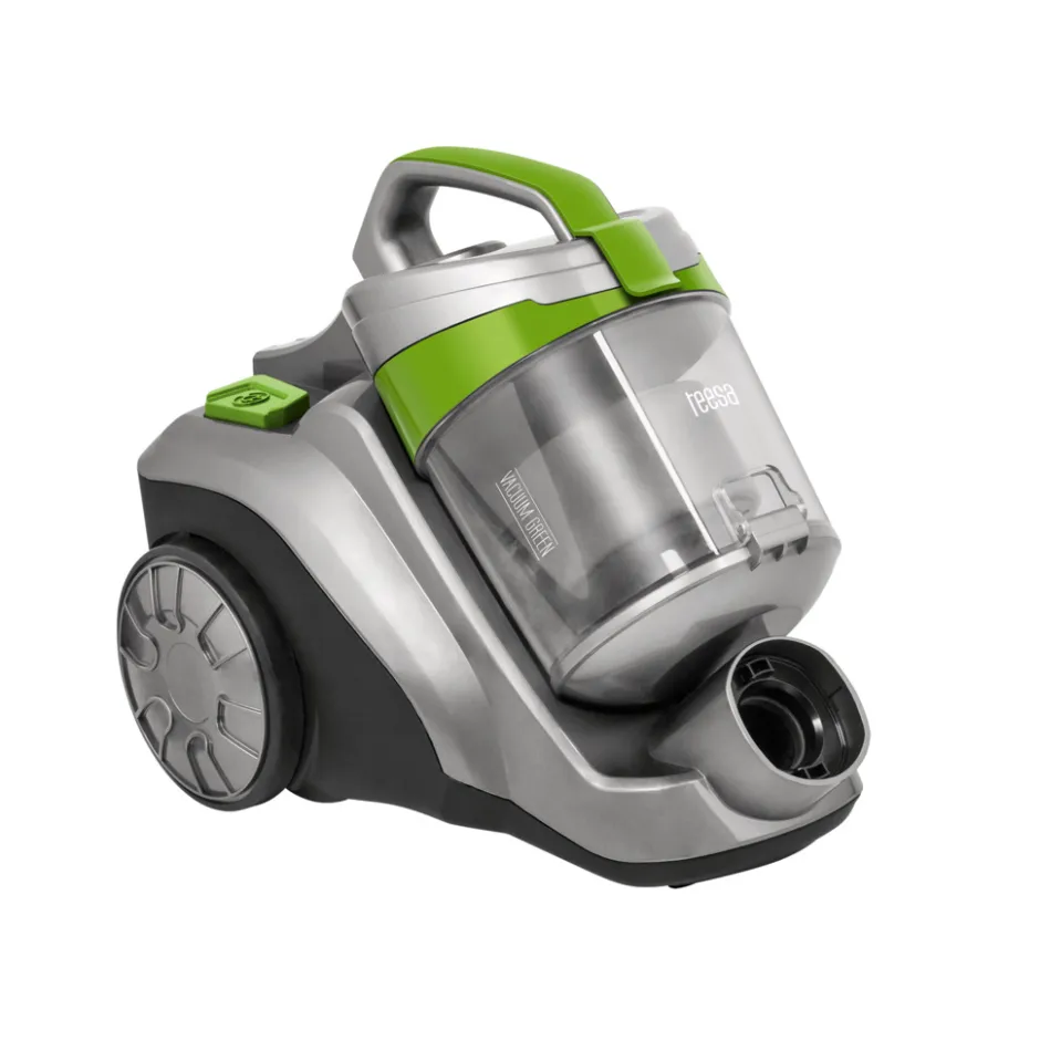 Teesa stofzuiger vacuum green zonder zak met hepa filter< Stofzuigers