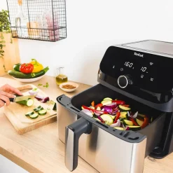 Tefal Easy Fry Mega EY855D AirFryer 7,5 liter< Frituurpannen En Airfryers