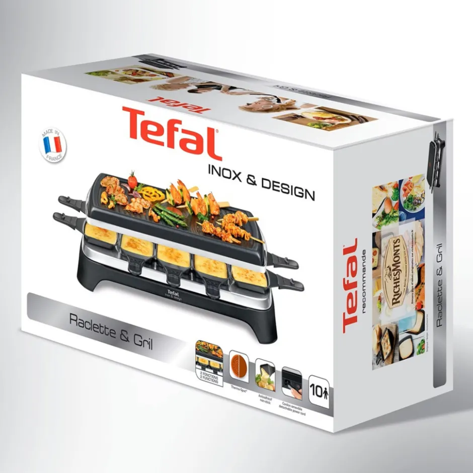 Tefal Inox-Design 10P RE4588< Broodbereiding En Grills