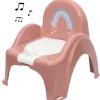 Tega Baby Meteo Eco Old Rose Potty Trainer met Muziek< Plaspotjes En Toiletverkleiners
