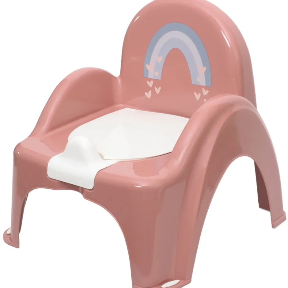 Tega Baby Meteo Eco Old Rose Potty Trainer< Plaspotjes En Toiletverkleiners